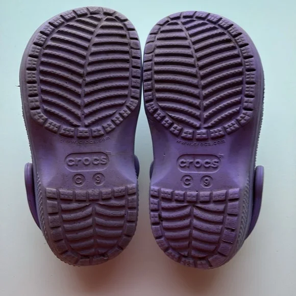 CROCS Purple Clogs Toddler size 9 - Picture 5 of 5